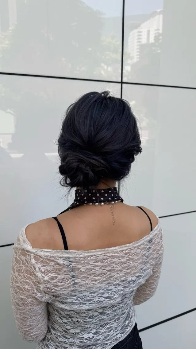 ヘアアレンジ ヘアセット 梅田Lolonois miuのヘアスタイル