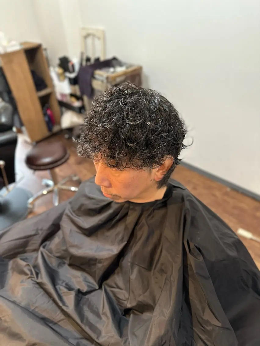 ミディアム パーマ メンズ Luzir⭐︎ GEN⭐︎のヘアスタイル