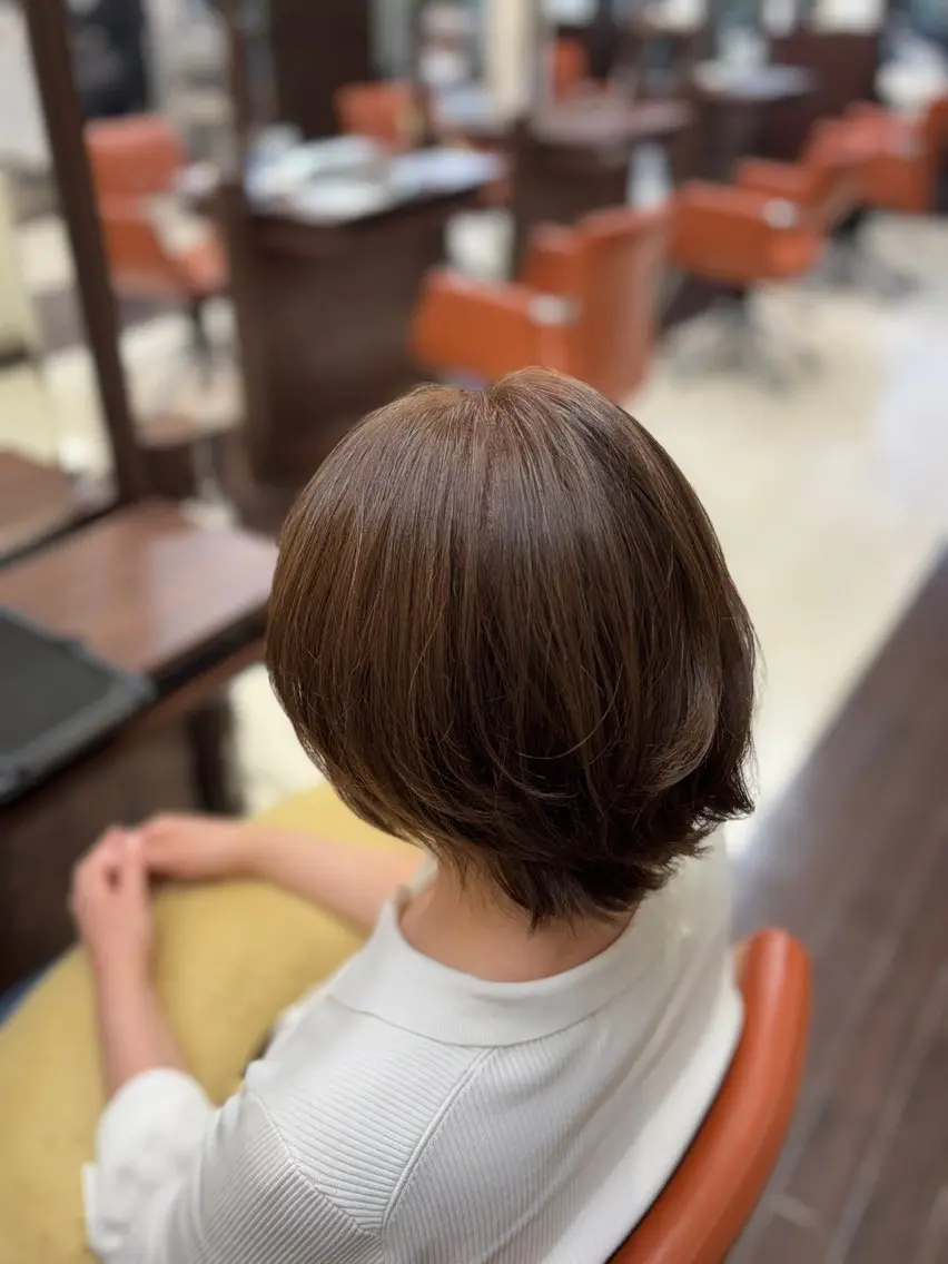 ショート カラー ベージュカラー 🌻カラーモデル /艶カラー/あい🌻のヘアスタイル