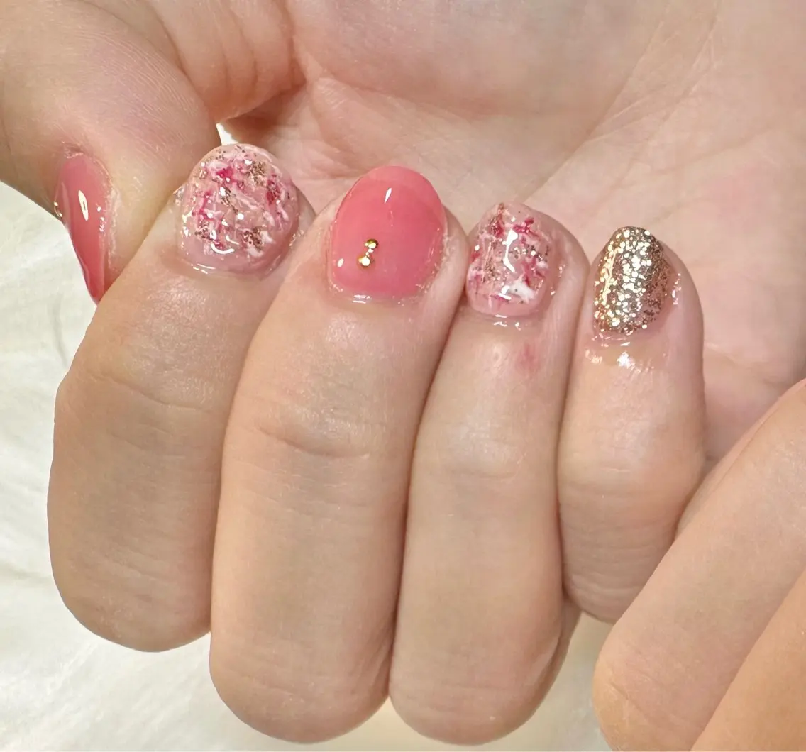 ネイル ツイードネイル ハンドネイル ハンドケア Mnail ちひろのネイルデザイン