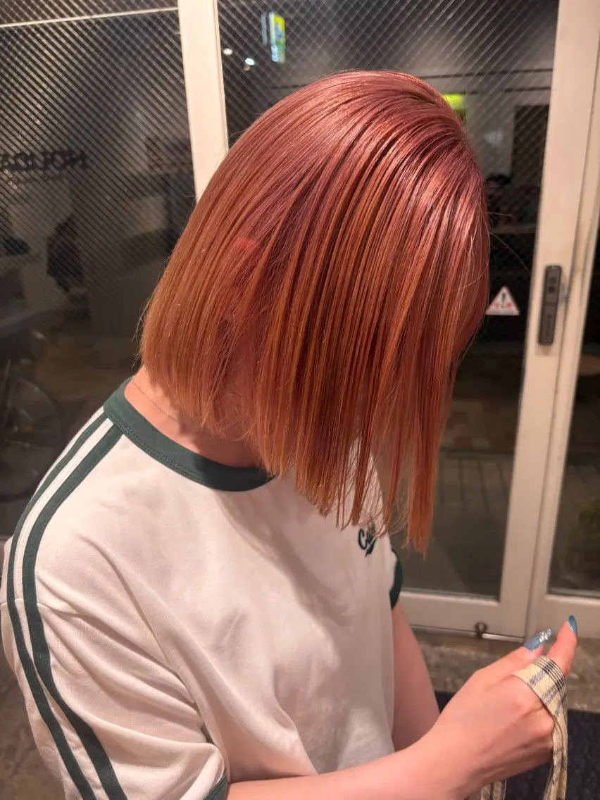カラー ヘアカラー トリートメント flamingo🦩 マナのヘアスタイル