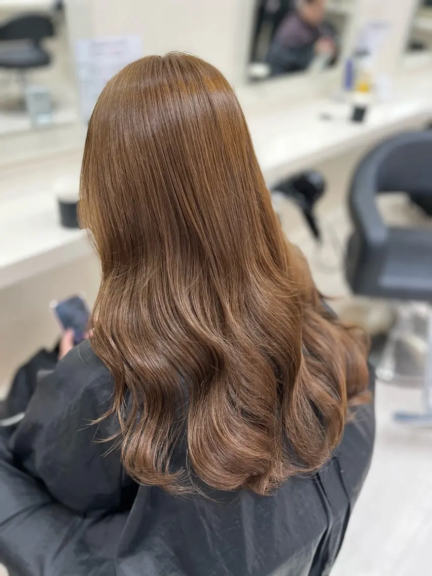 ロング カラー ヘアカラー トリートメント 💕мei 透明感カラー💕のヘアスタイル