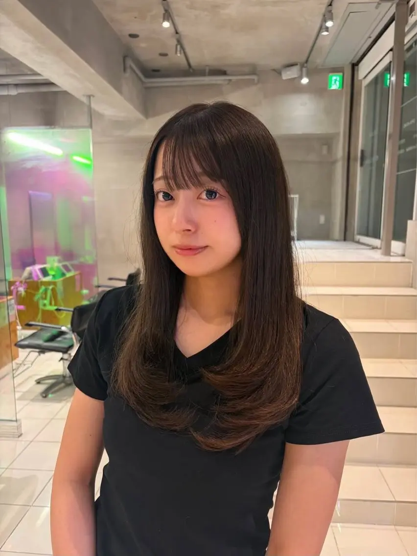 ロング ヘアカラー モデル募集中🌠 rina👒のヘアスタイル