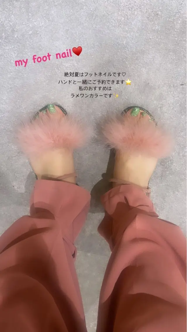 ネイル キラキラネイル ワンカラーネイル ano ♡のヘアスタイル