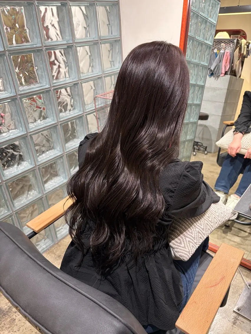 ロング カラー ブラウンカラー エクステ ヘアカラー エクステ 艶髪職人/栄 /HIROYUKIのヘアスタイル