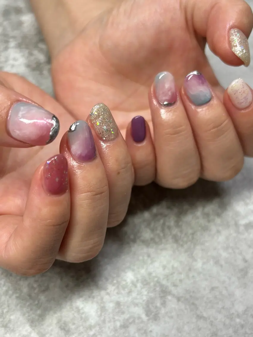 ネイル ニュアンスネイル FIORITURA Maikoのネイルデザイン
