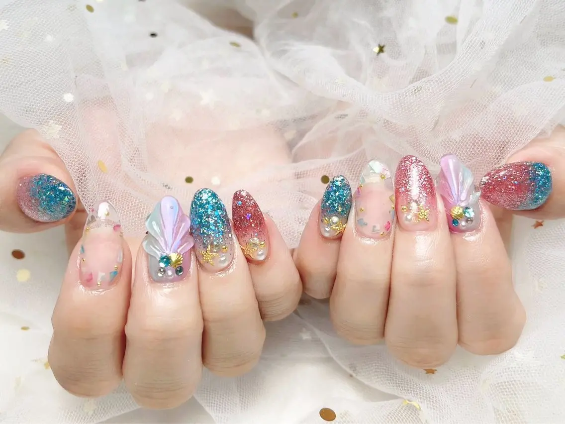 ネイル 夏ネイル ジョリ kasumi🌹💅のネイルデザイン