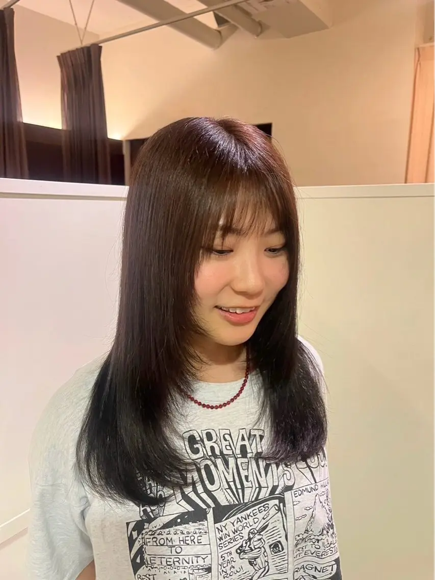セミロング カラー Hana / knackのヘアスタイル