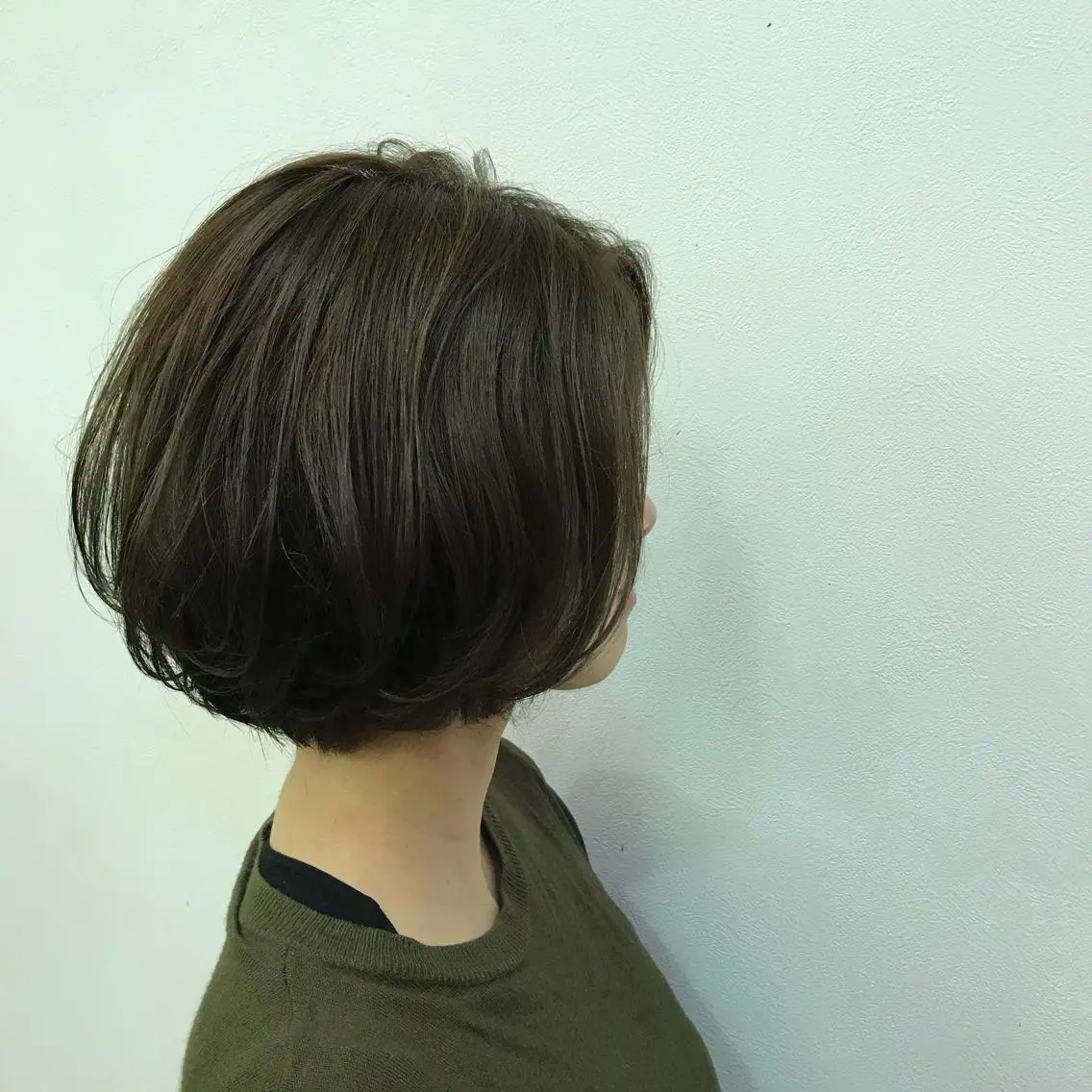 ショート ニュアンスパーマ/ レイヤー/茶屋町のヘアスタイル
