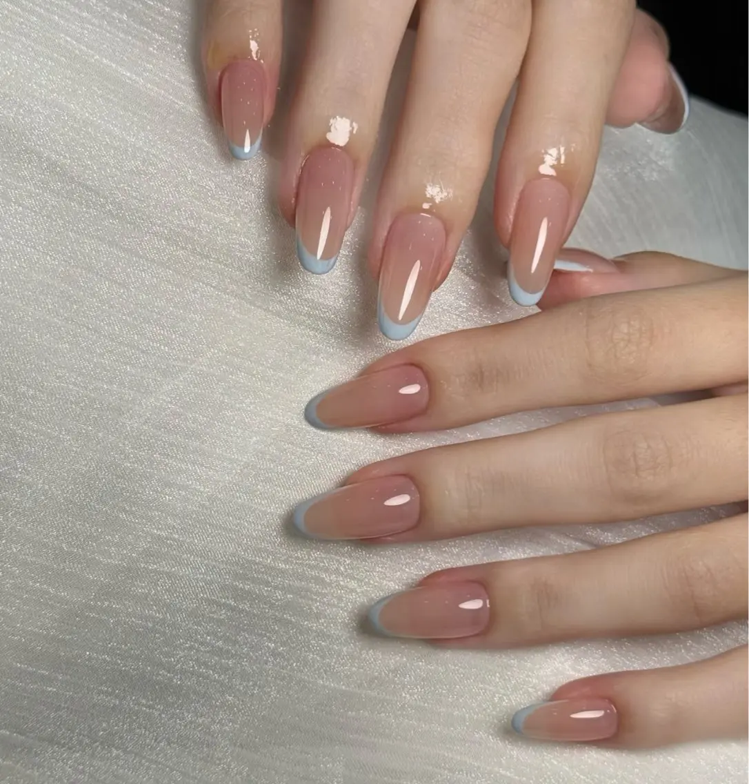 💅長出し10本 💗+ フレンチデザイン💅❤️🔥の写真