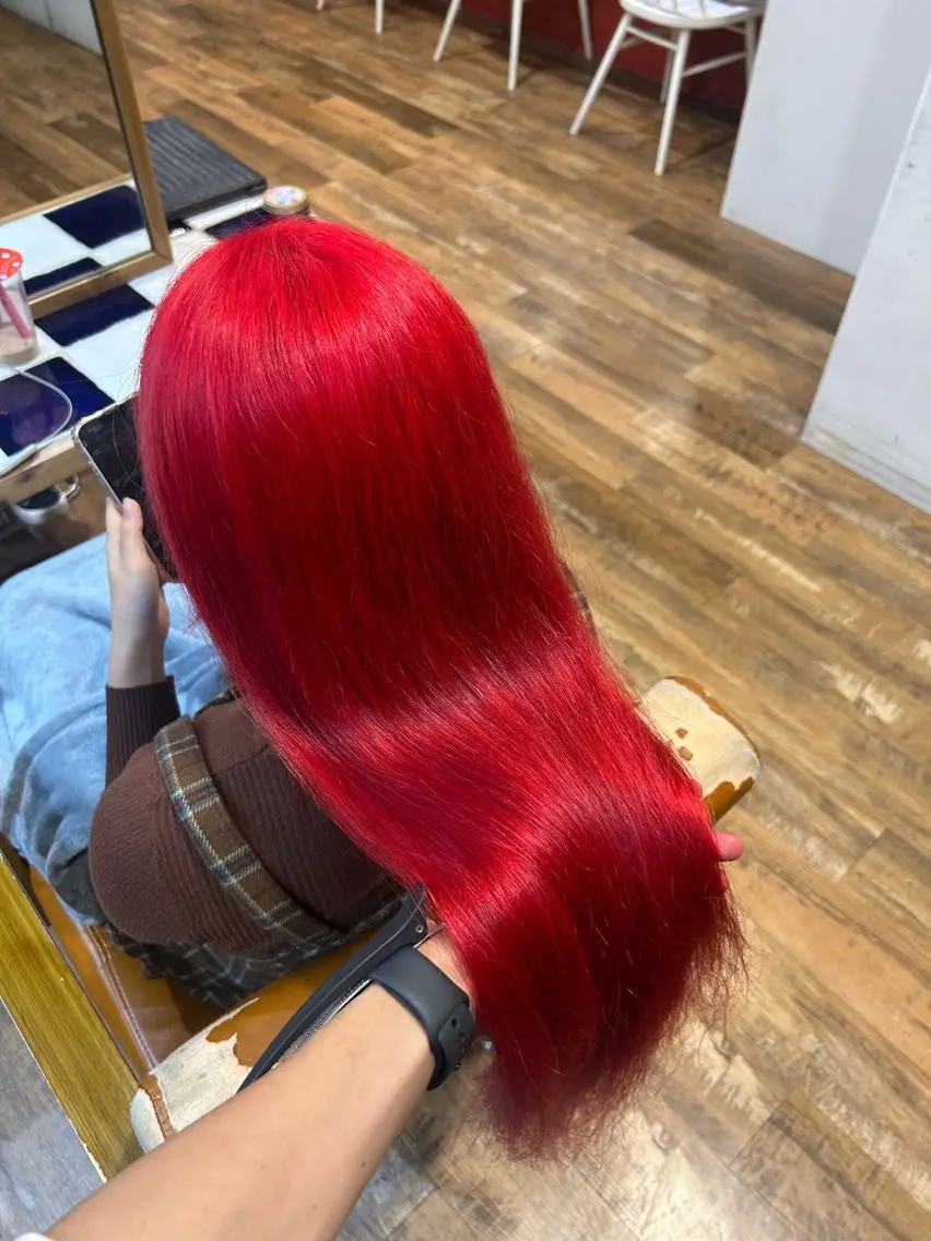 ロング カラー ヘアカラー トリートメント 💖カラー/ブリーチ 💖あつやのヘアスタイル