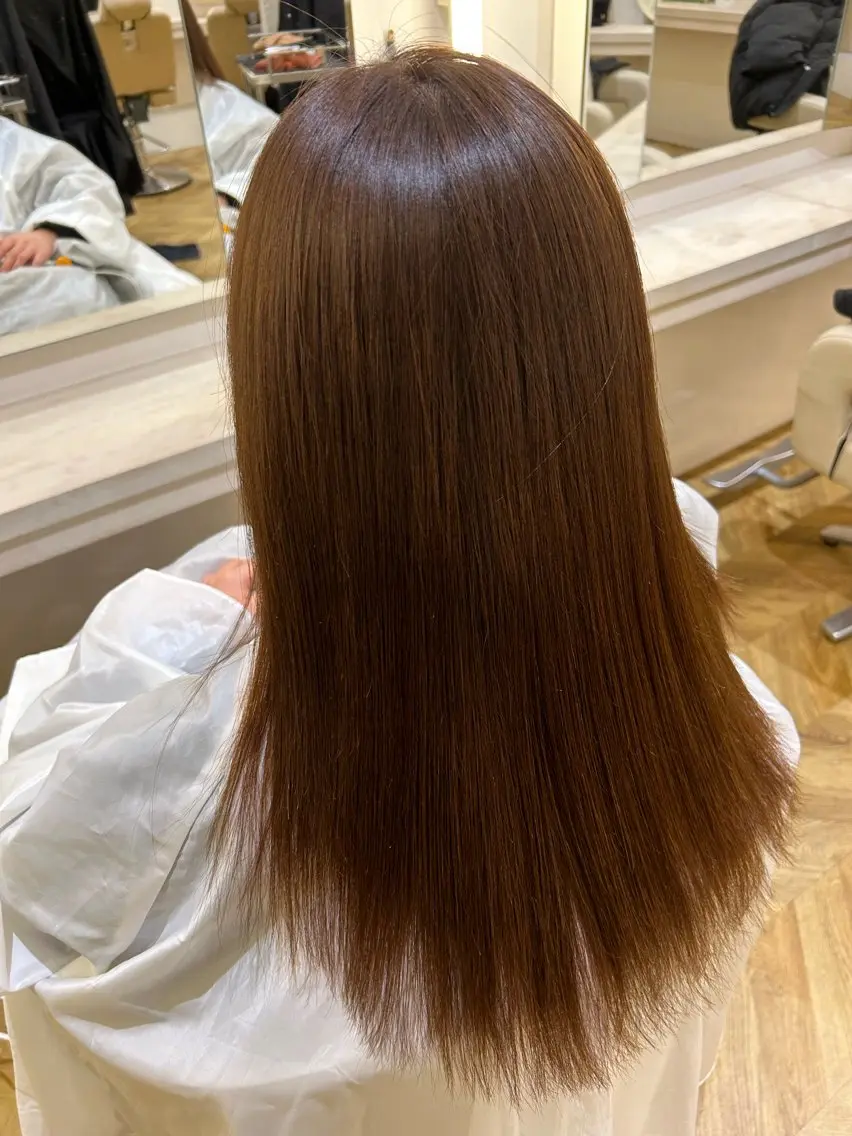 ロング トリートメント 髪質改善・縮毛矯正 濱　泰賀のヘアスタイル