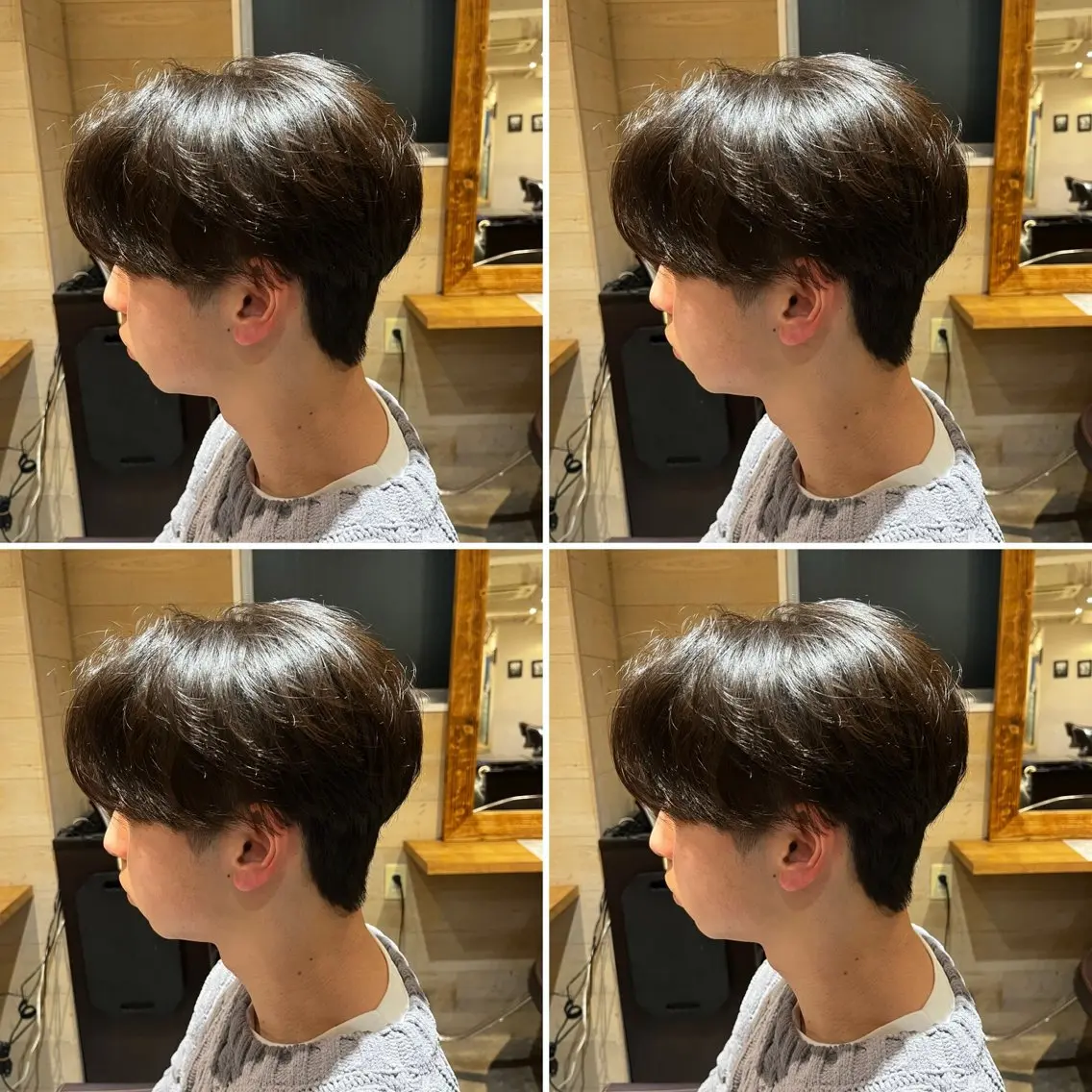 パーマ メンズ カット ヘアセット メンズパーマ特化 店長望月謙二郎のヘアスタイル