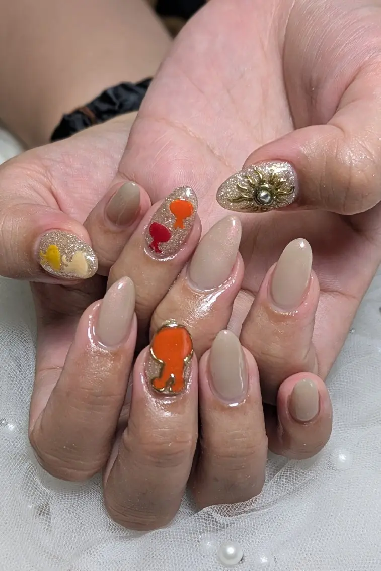 ネイル シンプルネイル ハンドネイル m&pPrivate nailsalonのネイルデザイン