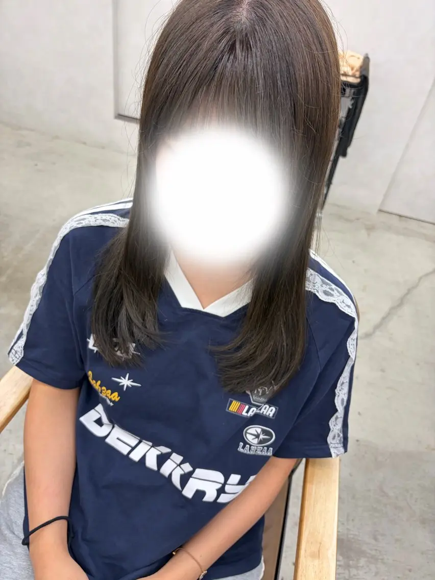 セミロング カラー momoka YUC CA縮毛モデル募集中のヘアスタイル
