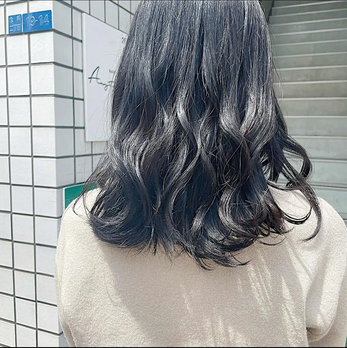 ミディアム カラー 透明感カラー はるか 💐 お悩み改善美容師のヘアスタイル