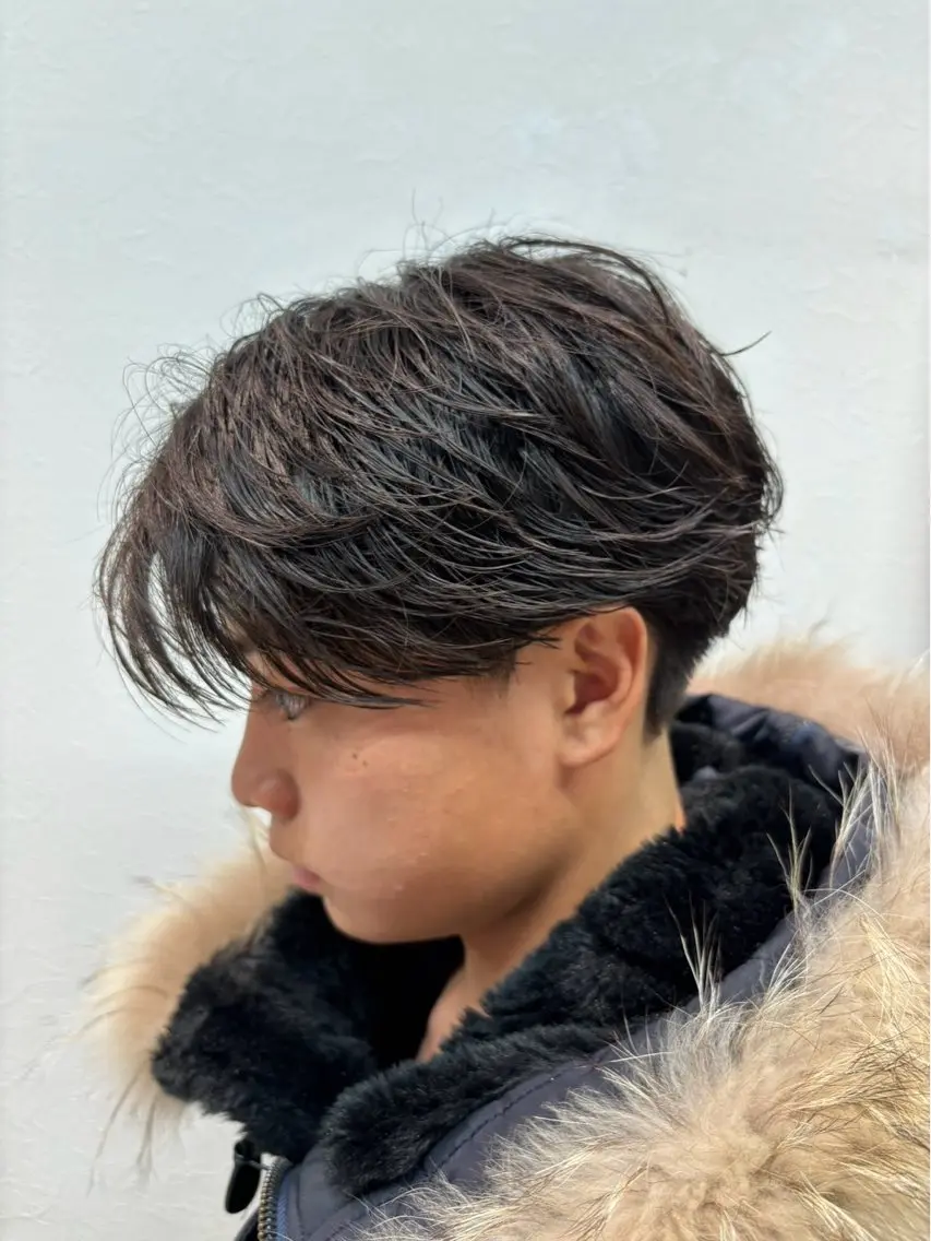 ニュアンスパーマ フェザーパーマ 楓河のヘアスタイル