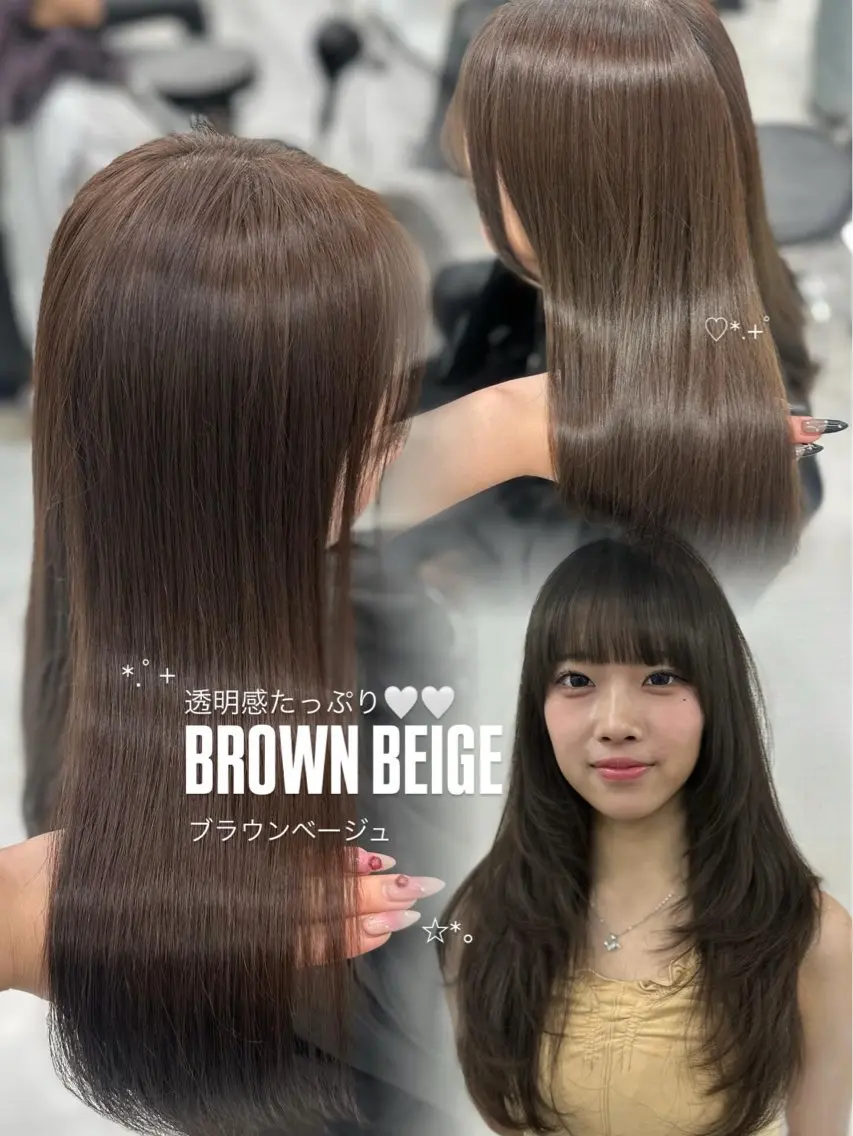ロング カラー 上品モテヘア🩶 karen🩶のヘアスタイル