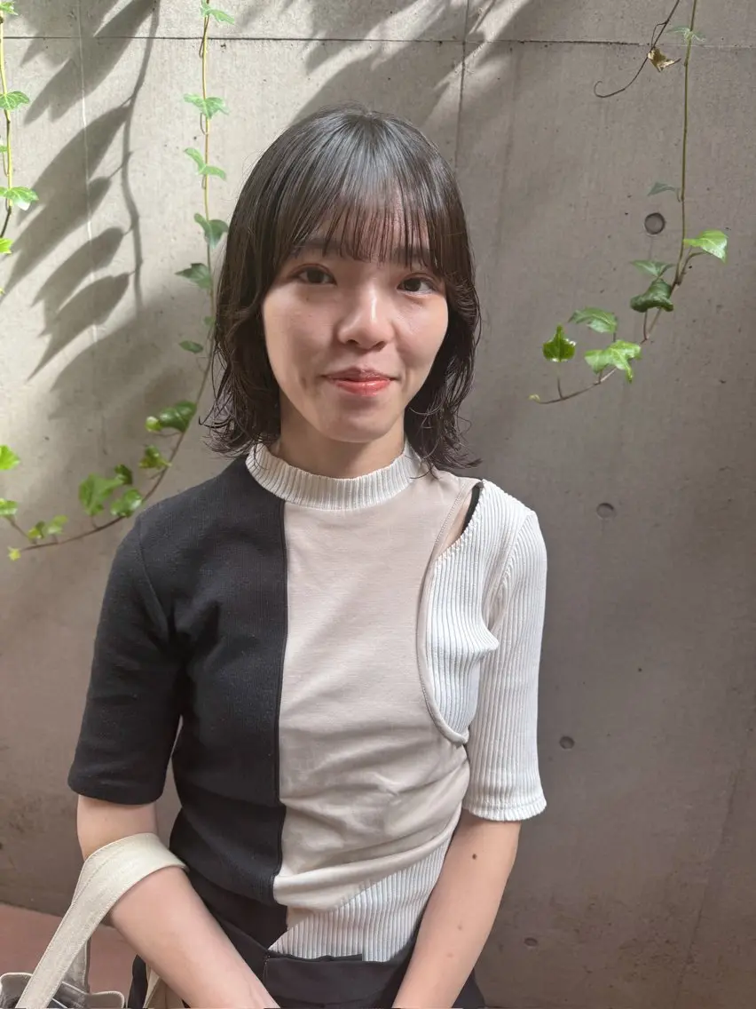 ショート パーマ カット パーマ 大橋 芽衣のヘアスタイル