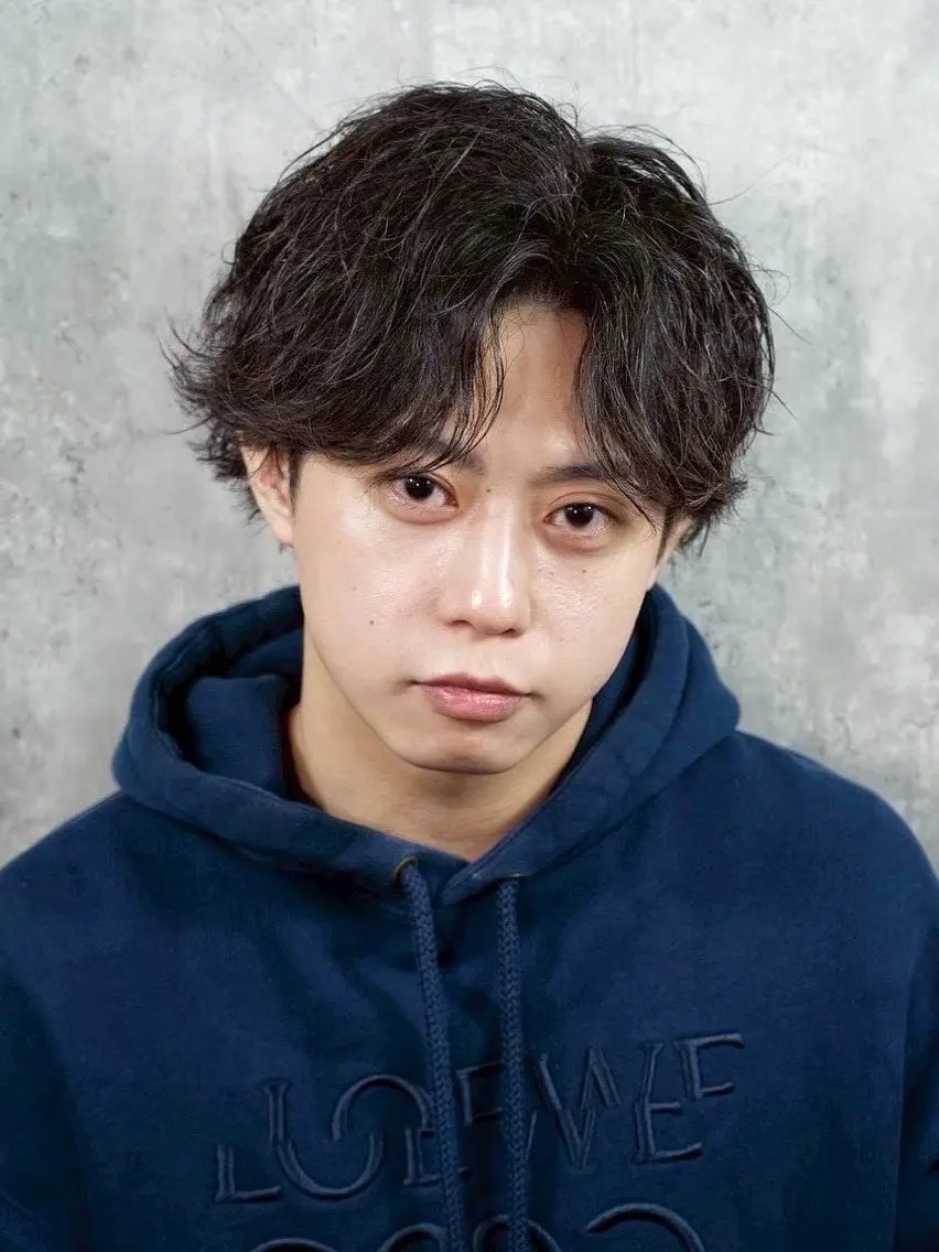 ショート パーマ 小島 史也のヘアスタイル