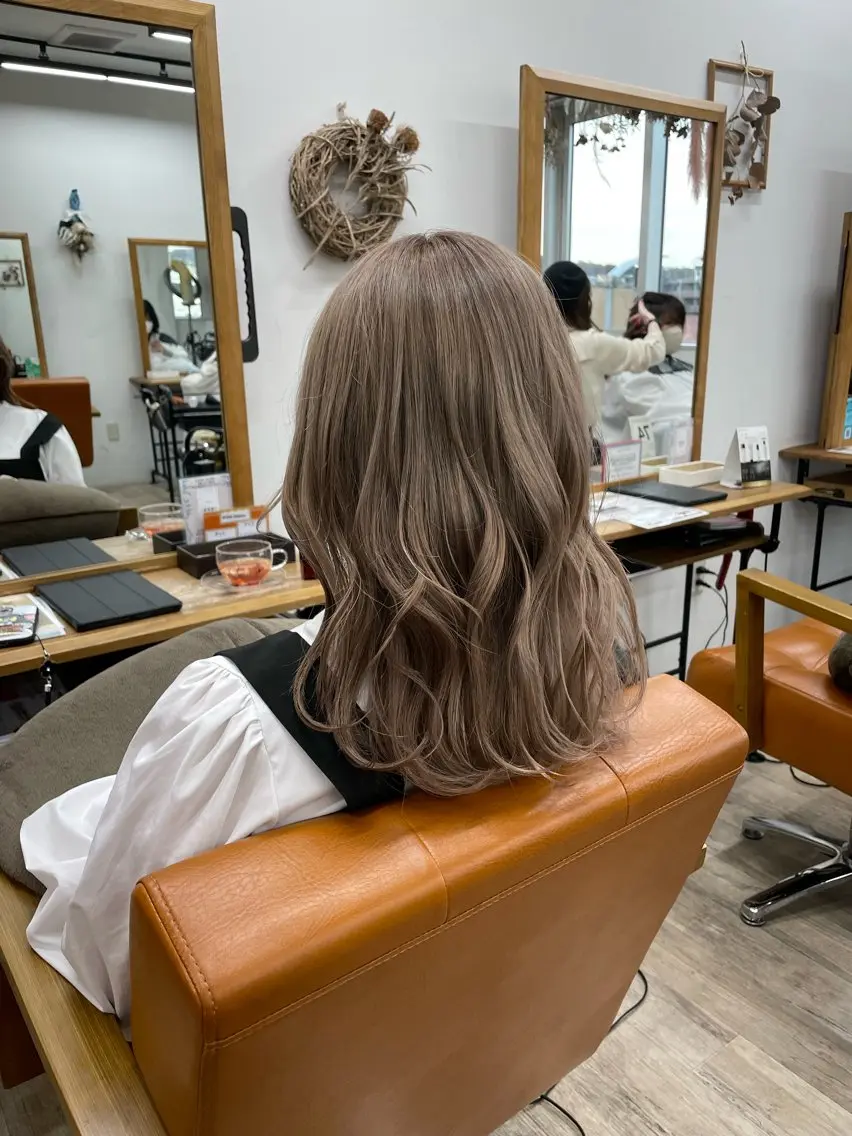 ミディアム 大木 光明のヘアスタイル
