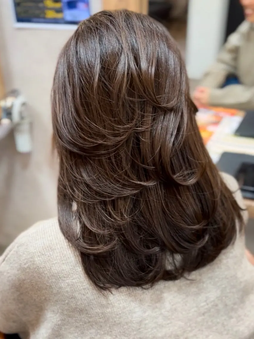 セミロング 🔖RIENS /renaのヘアスタイル