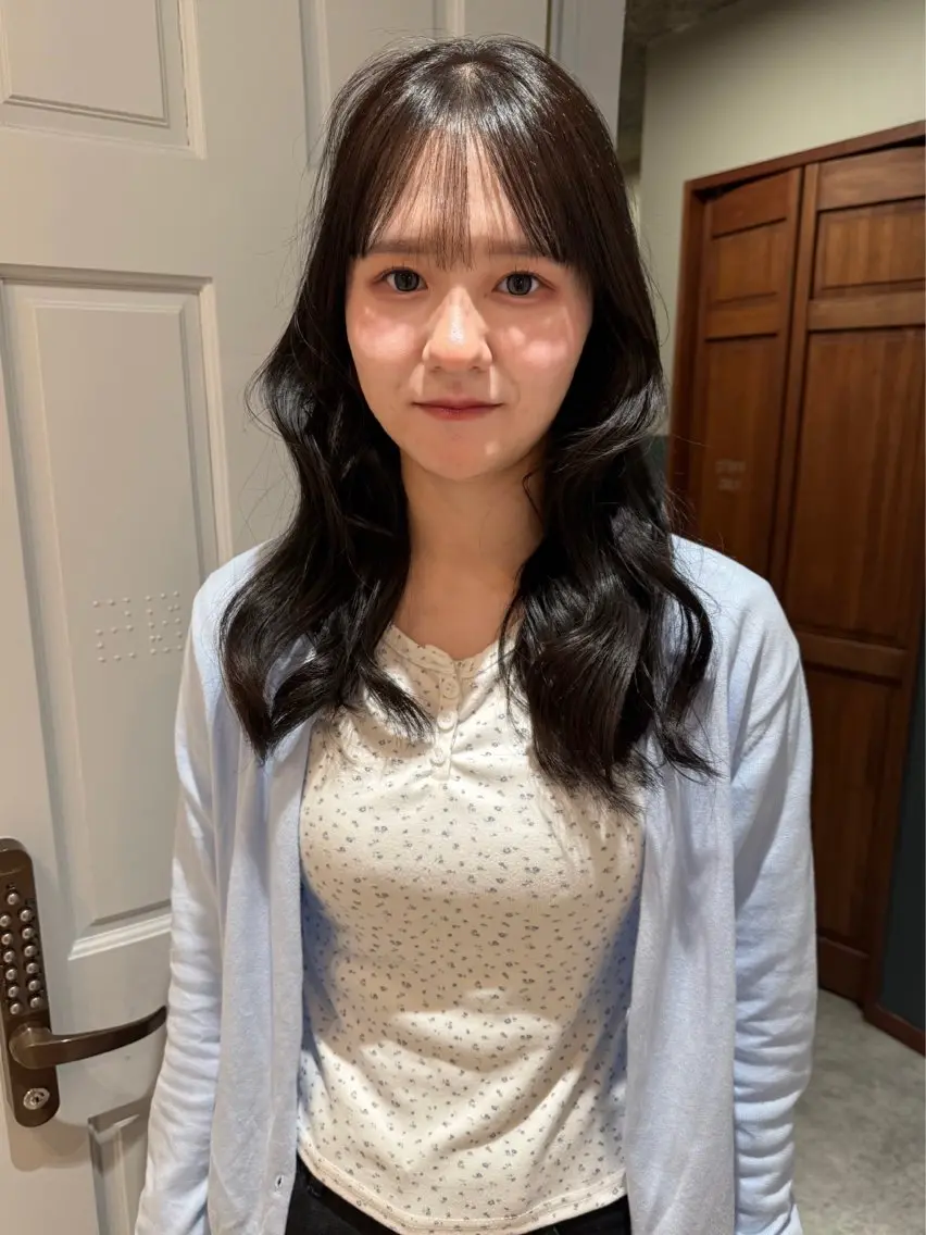 ロング カラー パーマ 似合わせカット カット ヘアカラー 縮毛矯正 トリートメント mai / linoah˚✧のヘアスタイル