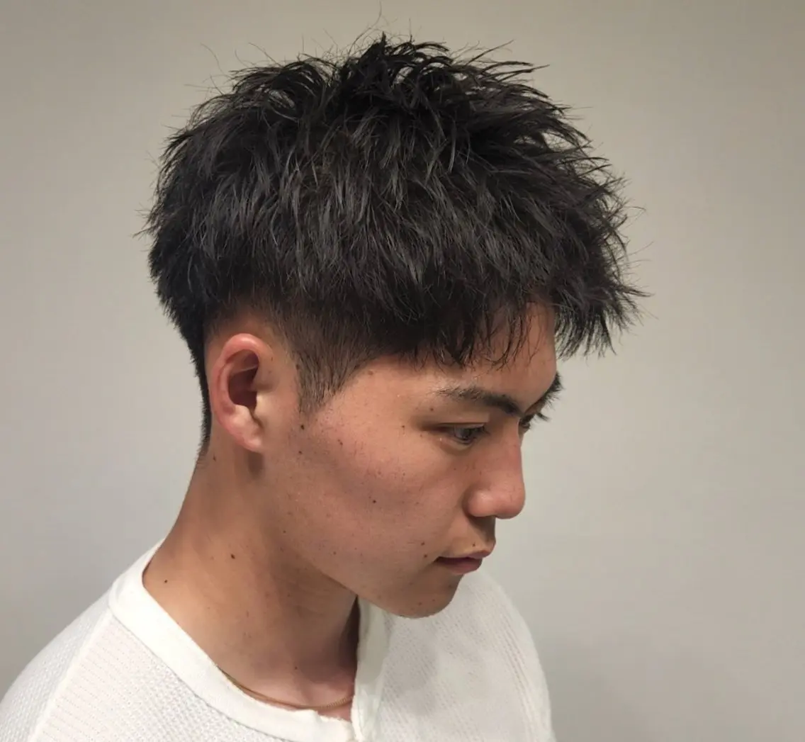 ショート パーマ メンズ 【イケメン風パーマ】 SHOFYのヘアスタイル