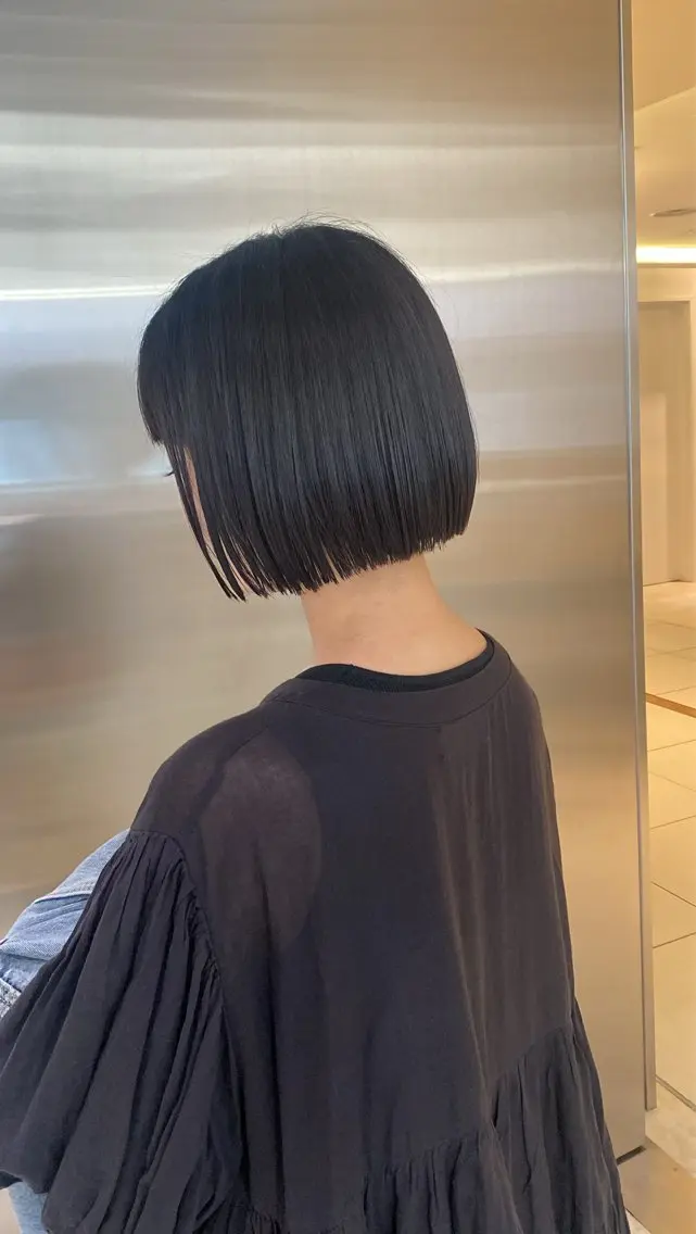 ショート カラー ハイライト、レイヤー カット/西梅田/中西のヘアスタイル