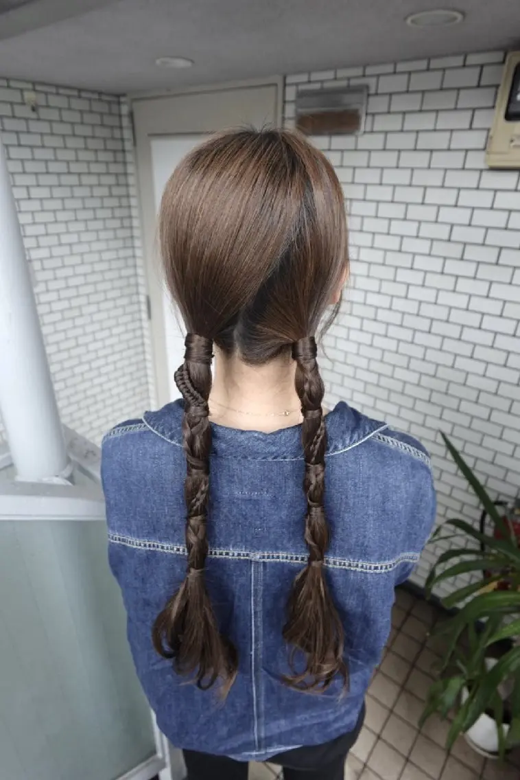ヘアアレンジ ヘアセット 堀井 れいなのヘアスタイル