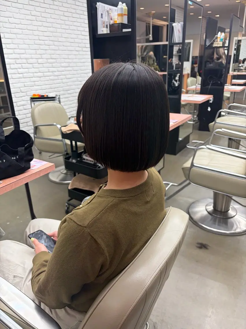 ショート ボブ 🎧ayaka/ボブ /透明感カラー🩵のヘアスタイル