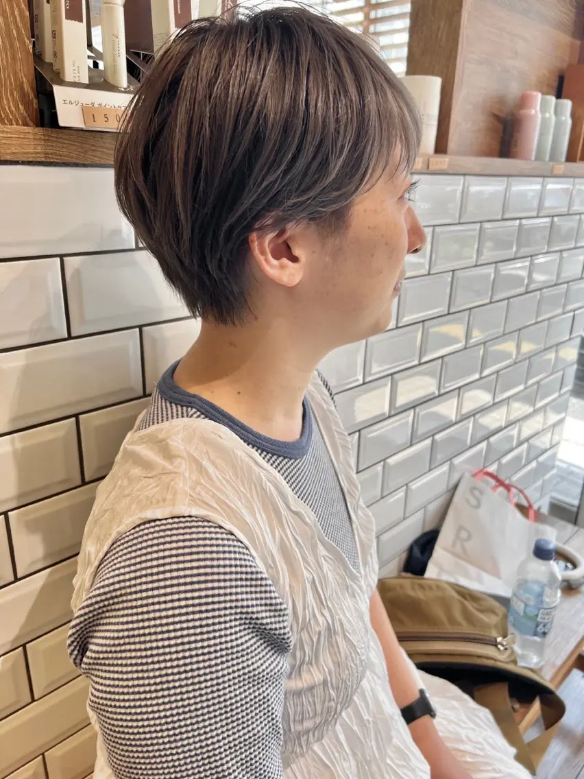 ショート ショートヘア 戸丸 絵夢のヘアスタイル