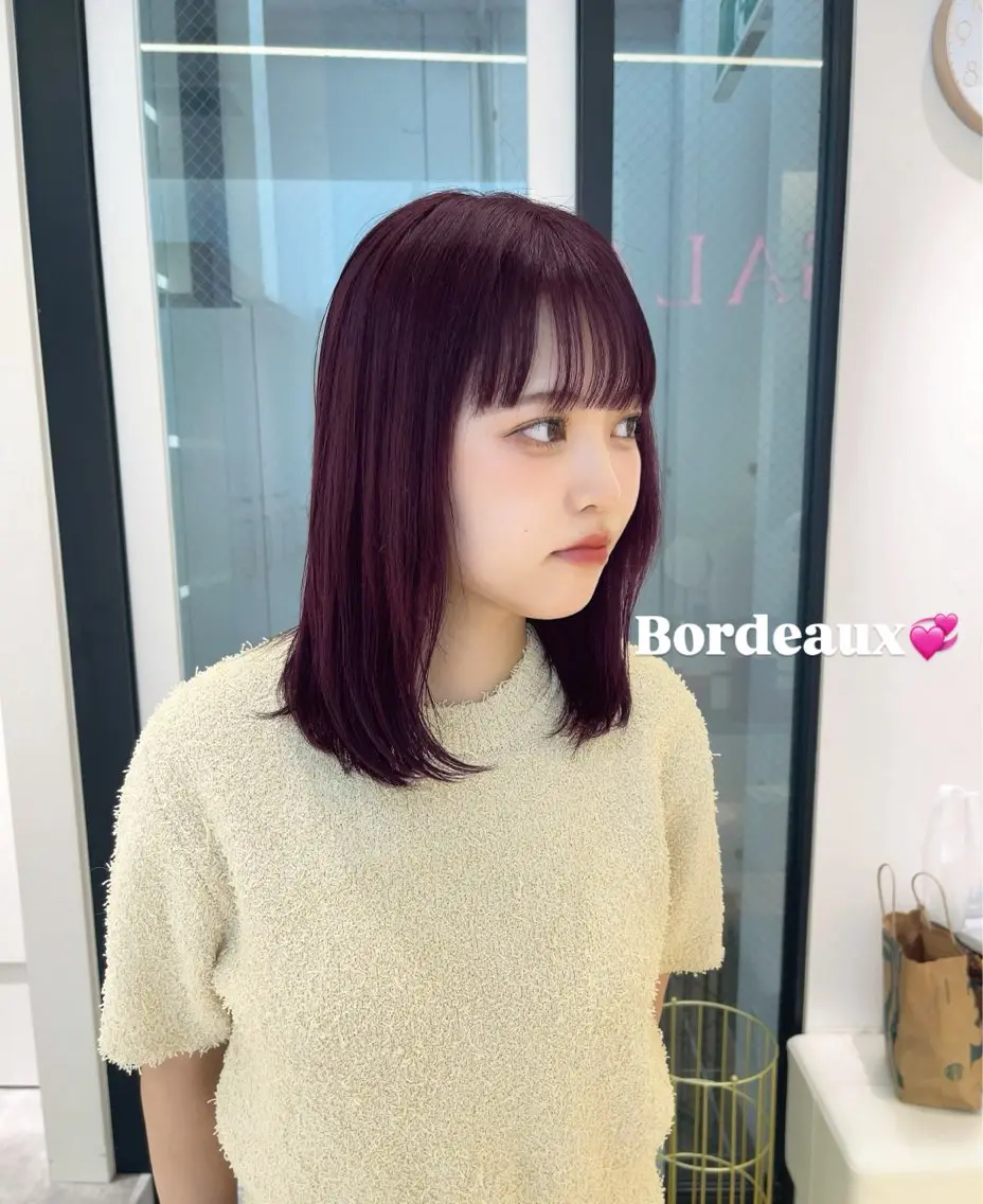 ミディアム カラー ヘアカラー ParveMix / 山本 玲南🫧🪽のヘアスタイル
