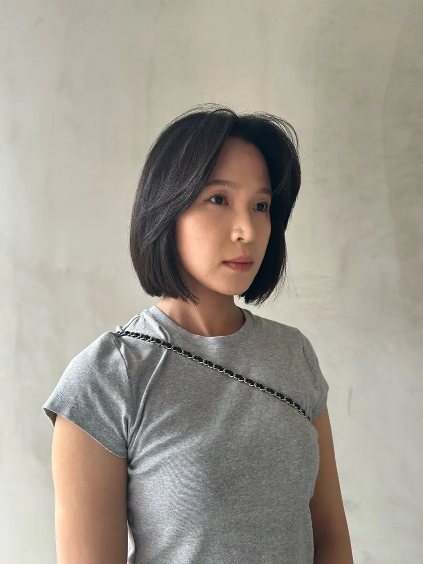 ショート 海外レイヤー鯉渕 【海外風メンズも◎】のヘアスタイル