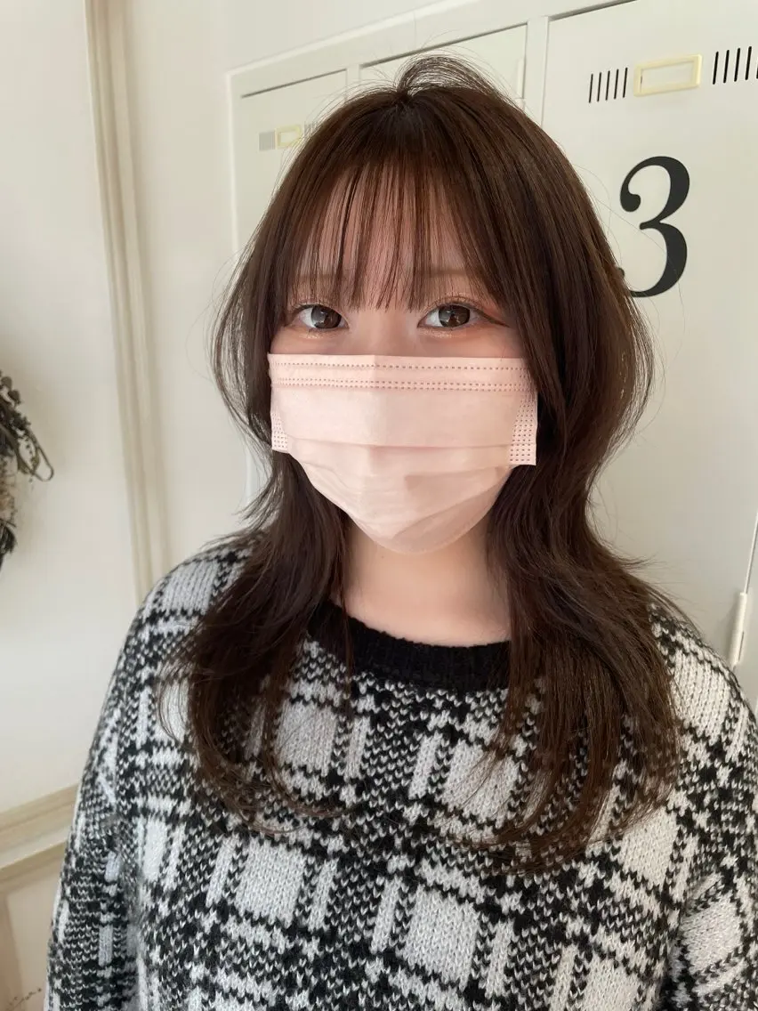 セミロング カラー belta.🌱 安藝夏花🌻のヘアスタイル