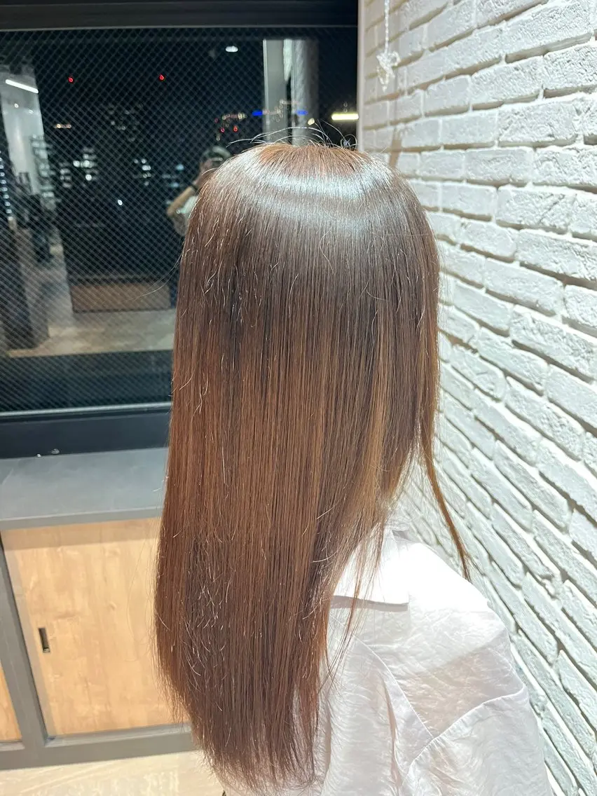 ロング 縮毛矯正/髪質改善 /艶髪特化/こうめいのヘアスタイル