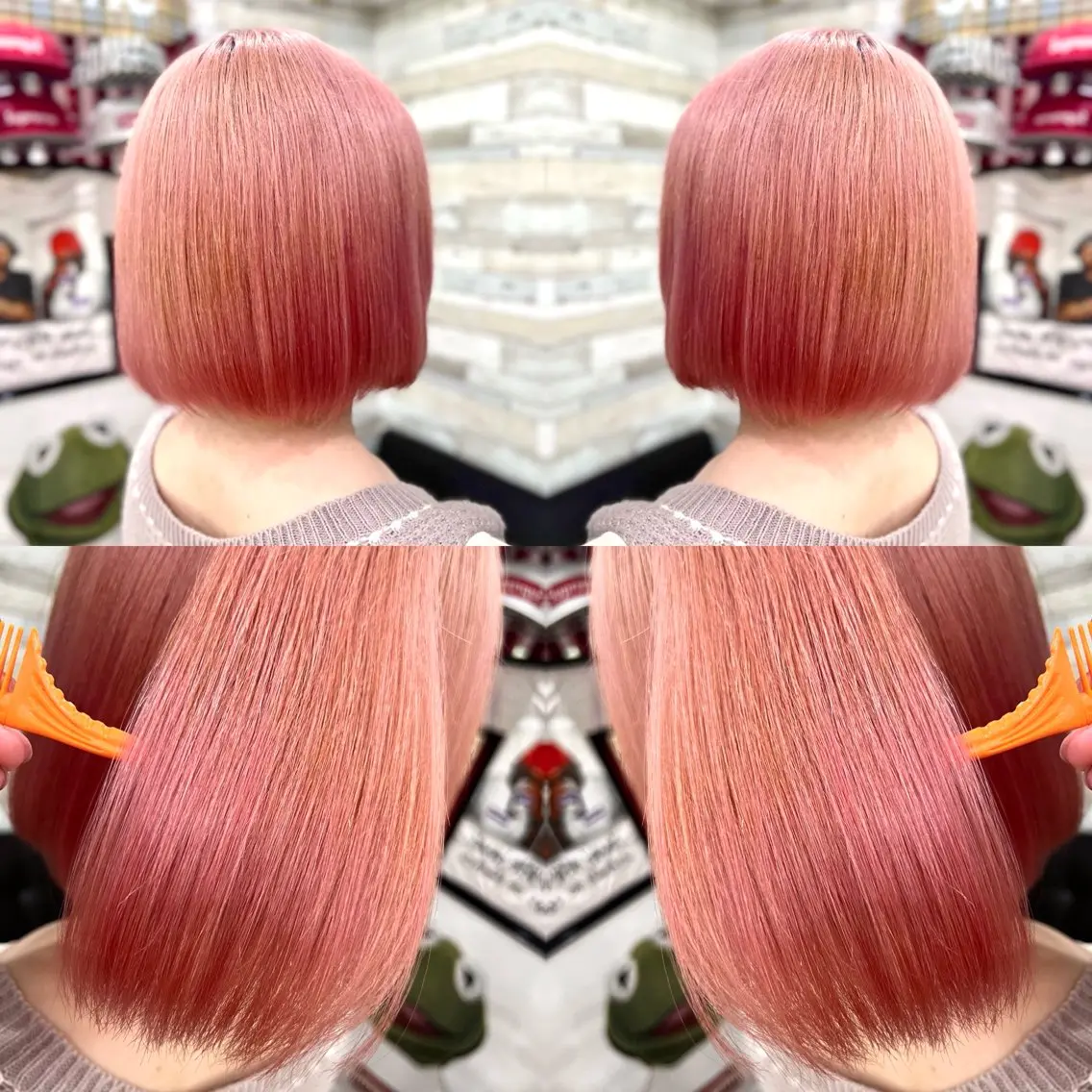 ショート カラー カット ヘアカラー トリートメント ✨️眉毛、派手髪、 ハイトーンShinの眉毛・アイブロウイメージ