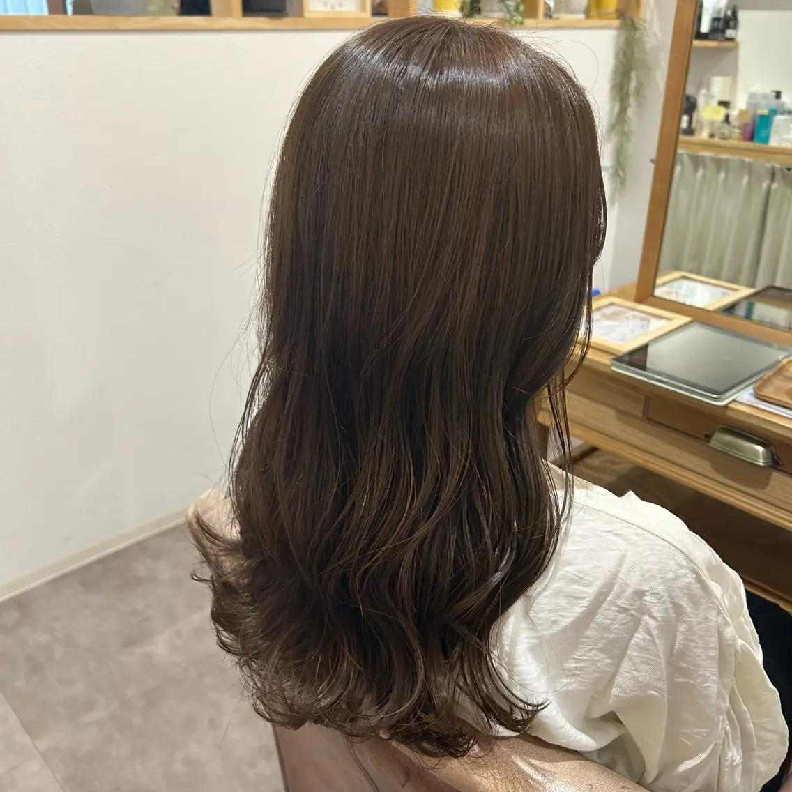 ロング カット ヘアカラー merc.🌿 友藤鮎那のヘアスタイル