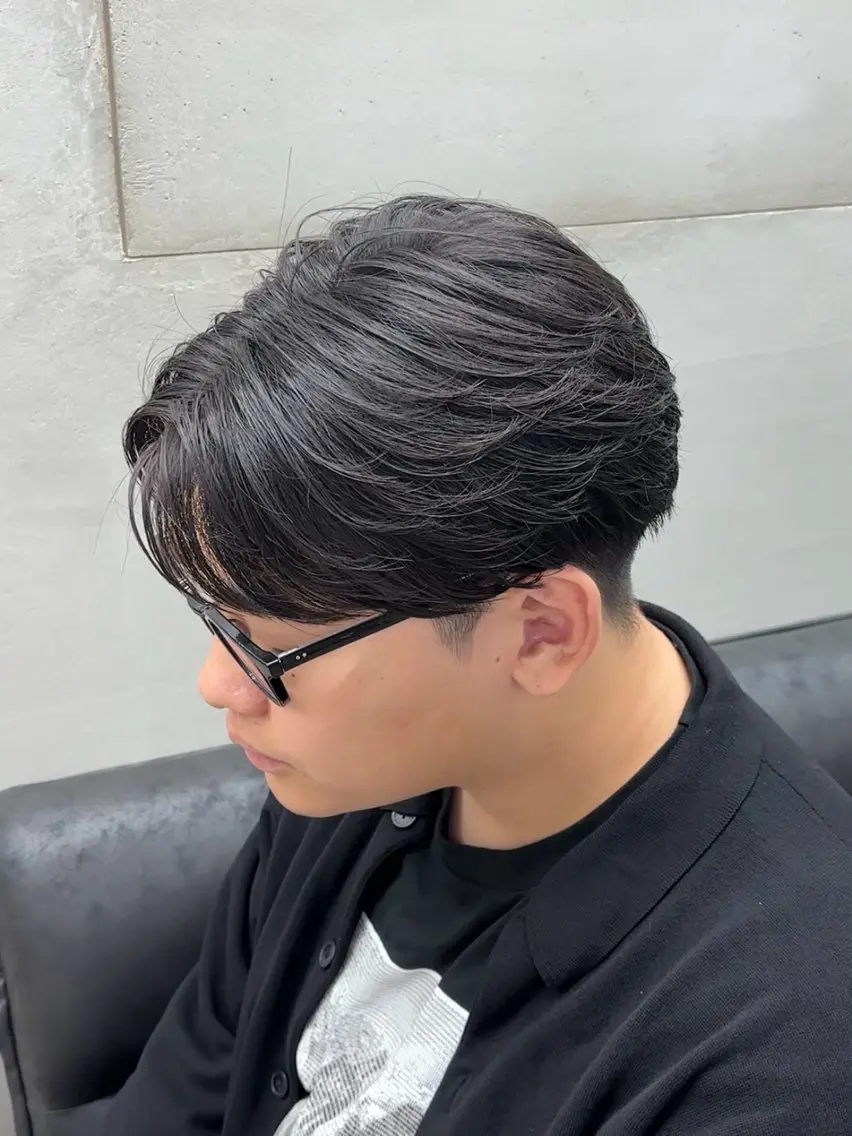 ミディアム カット メンズ特化/カット パーマ/あこのヘアスタイル
