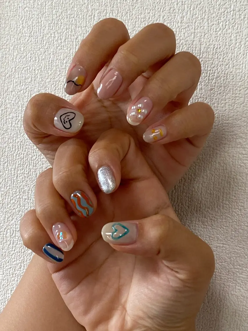 ネイル ハンドネイル 自宅サロン FeelFreeのマツエク・マツパデザイン