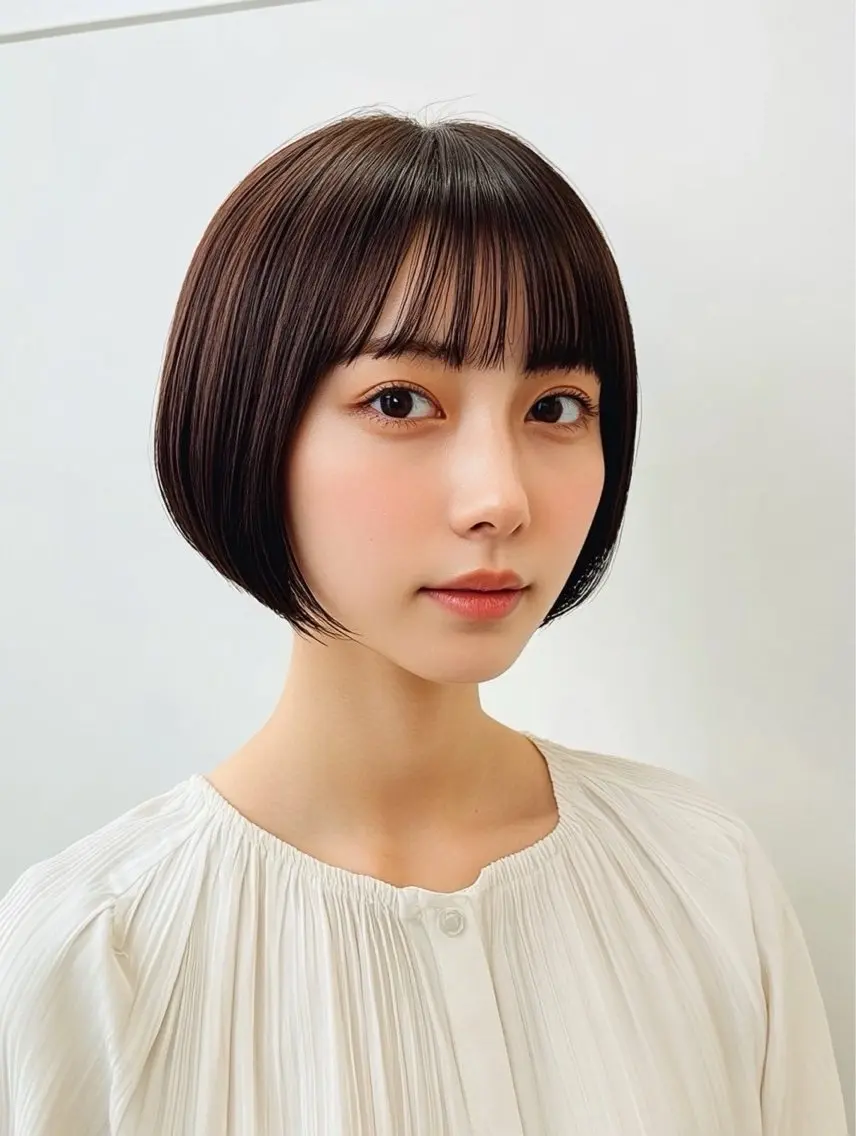 ショート カット 保子 祐里香のヘアスタイル