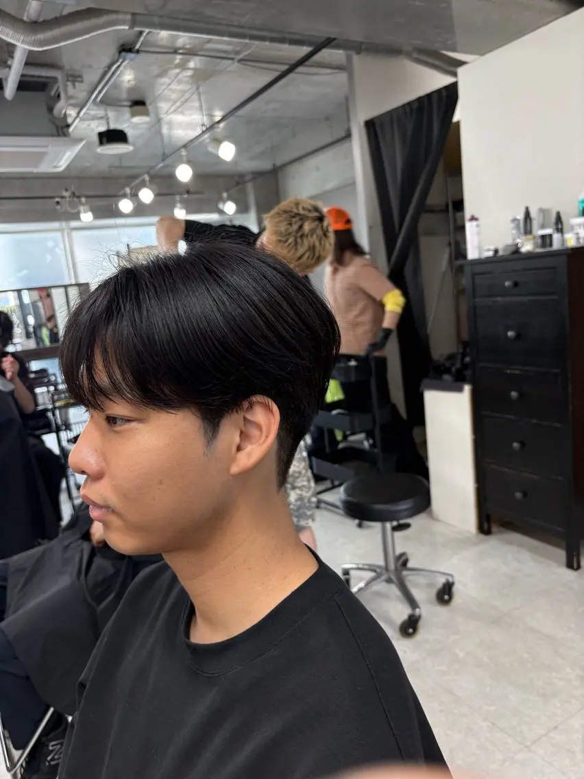 パーマ メンズ 刈り上げ 下北沢メンズパーマ 特化園田　楓莉のヘアスタイル