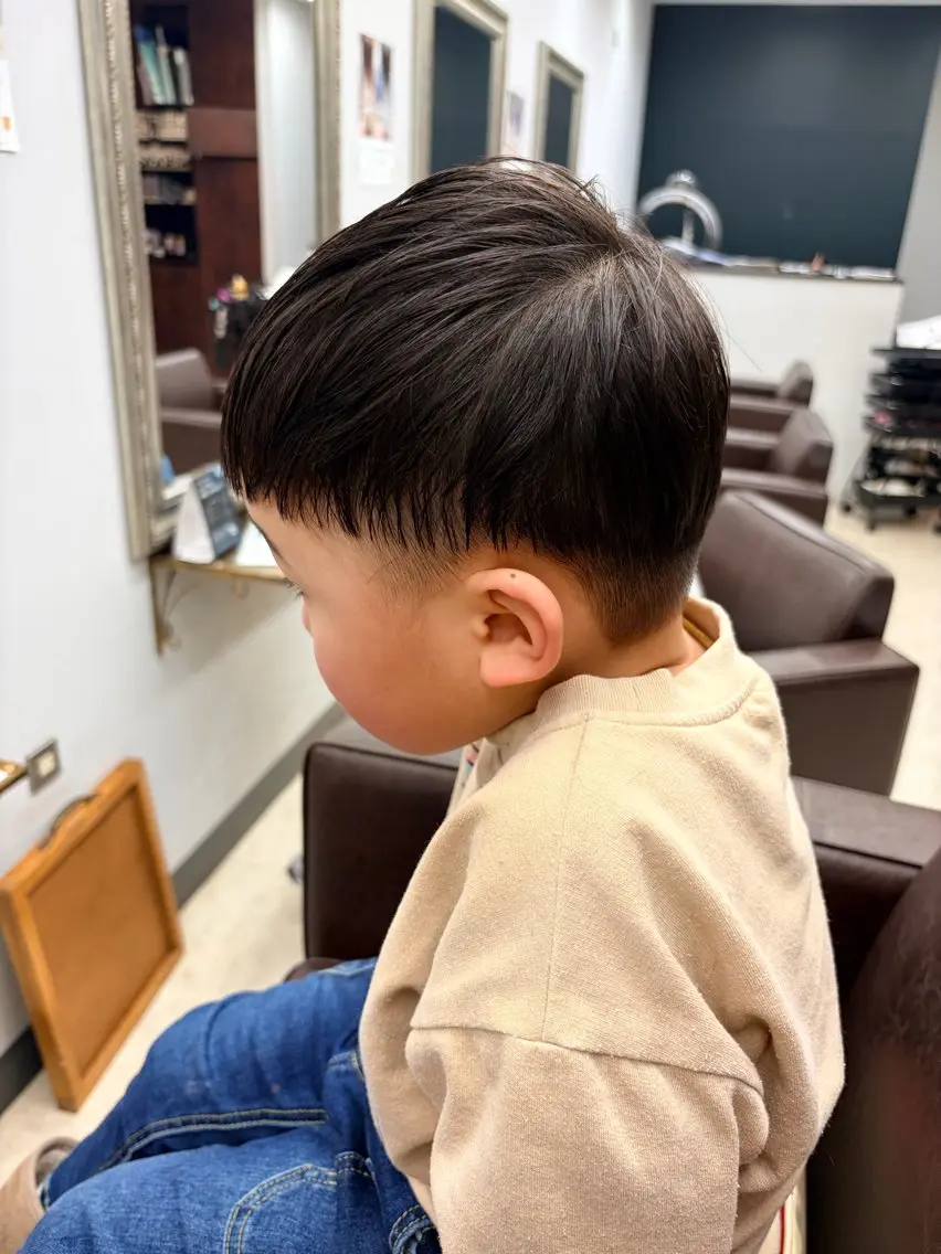 ショート メンズ キッズ 産休の為お休みです! 小島凜のヘアスタイル