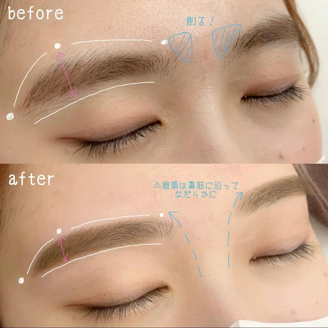 ワックス脱毛 眉カット その他(アイブロウ) WHITE EYE 🤍Mayukaの眉毛・アイブロウイメージ