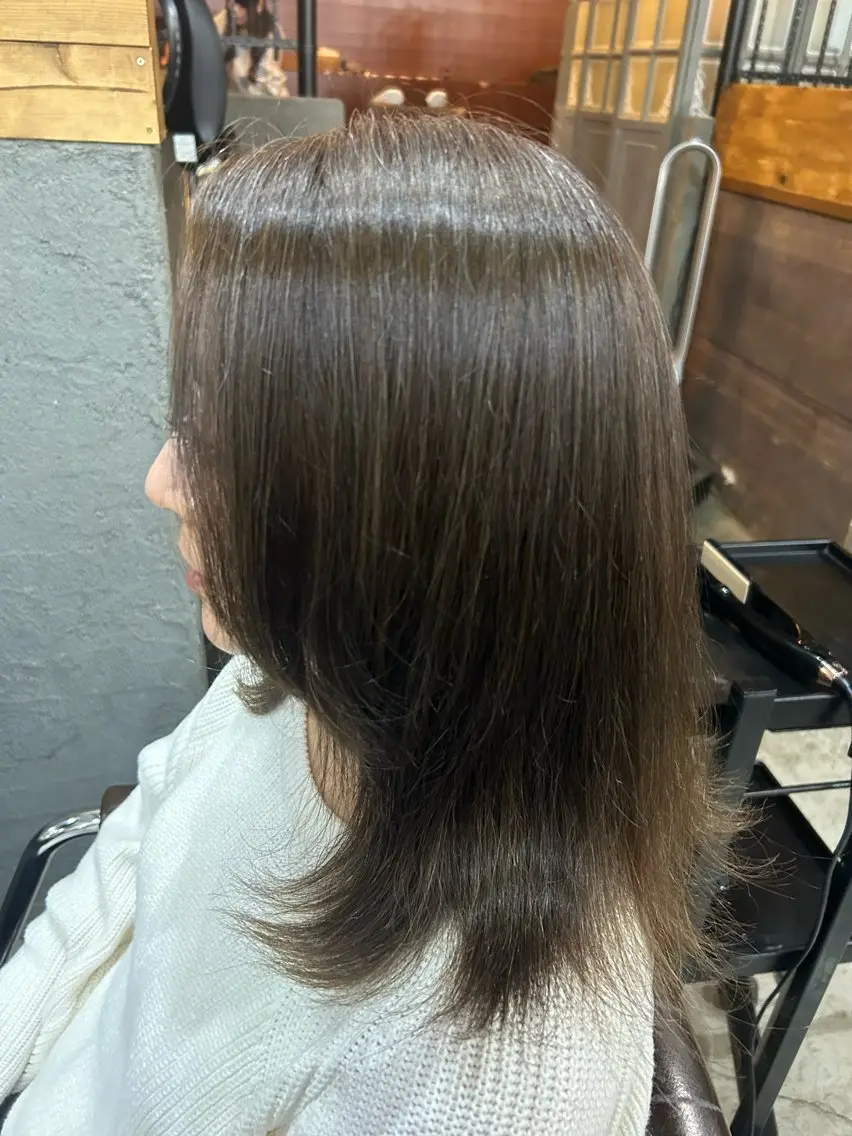 ミディアム トリートメント MEGUMI ／ママ美容師のヘアスタイル