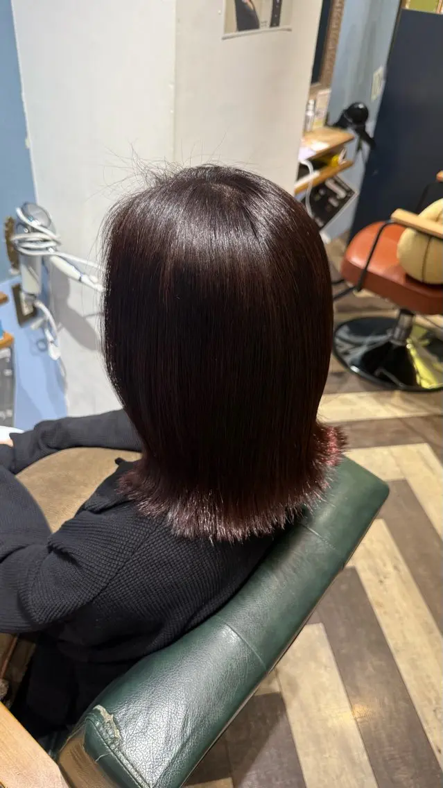 ミディアム ヘアカラー echelle 🐈‍⬛瑠菜のヘアスタイル