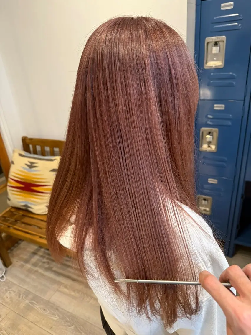 セミロング ヘアカラー 下島 優人のヘアスタイル