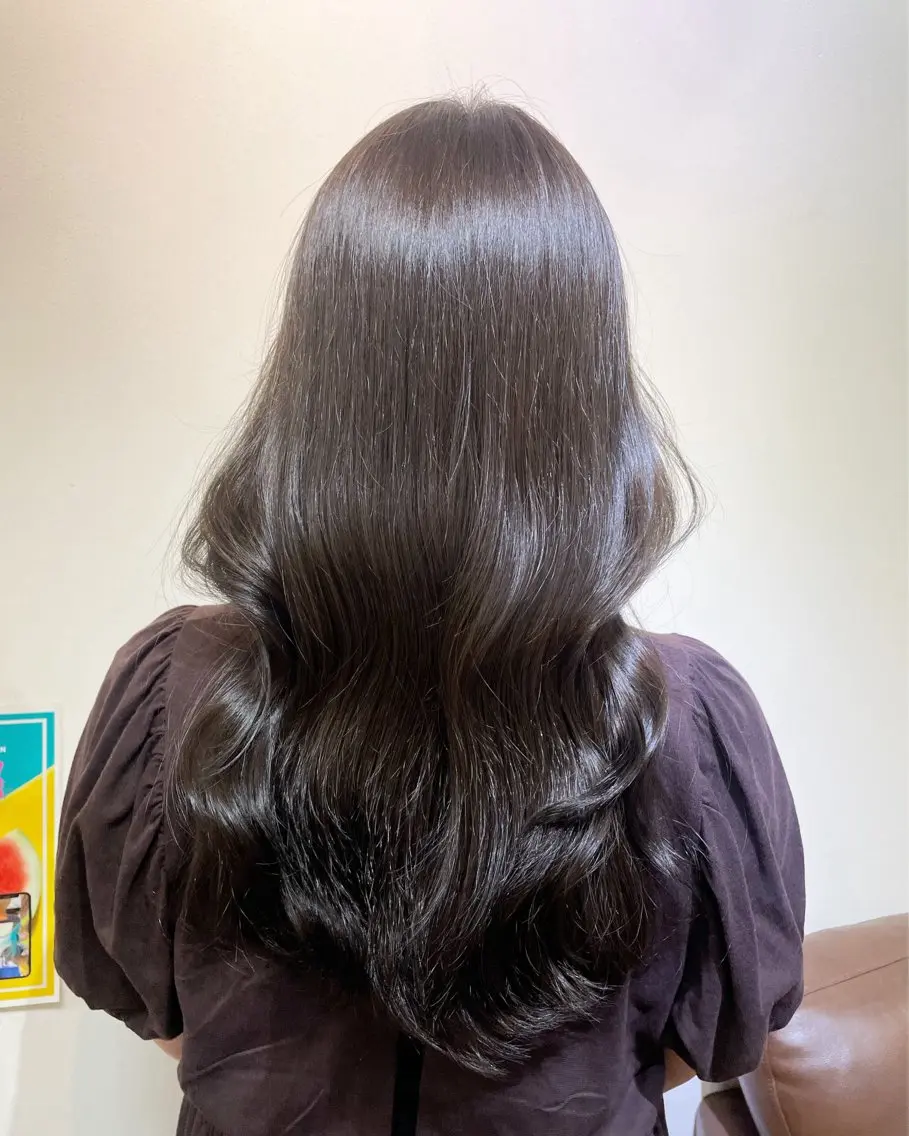 カラー グレージュ メンズパーマ✨️村越 雄斗のヘアスタイル