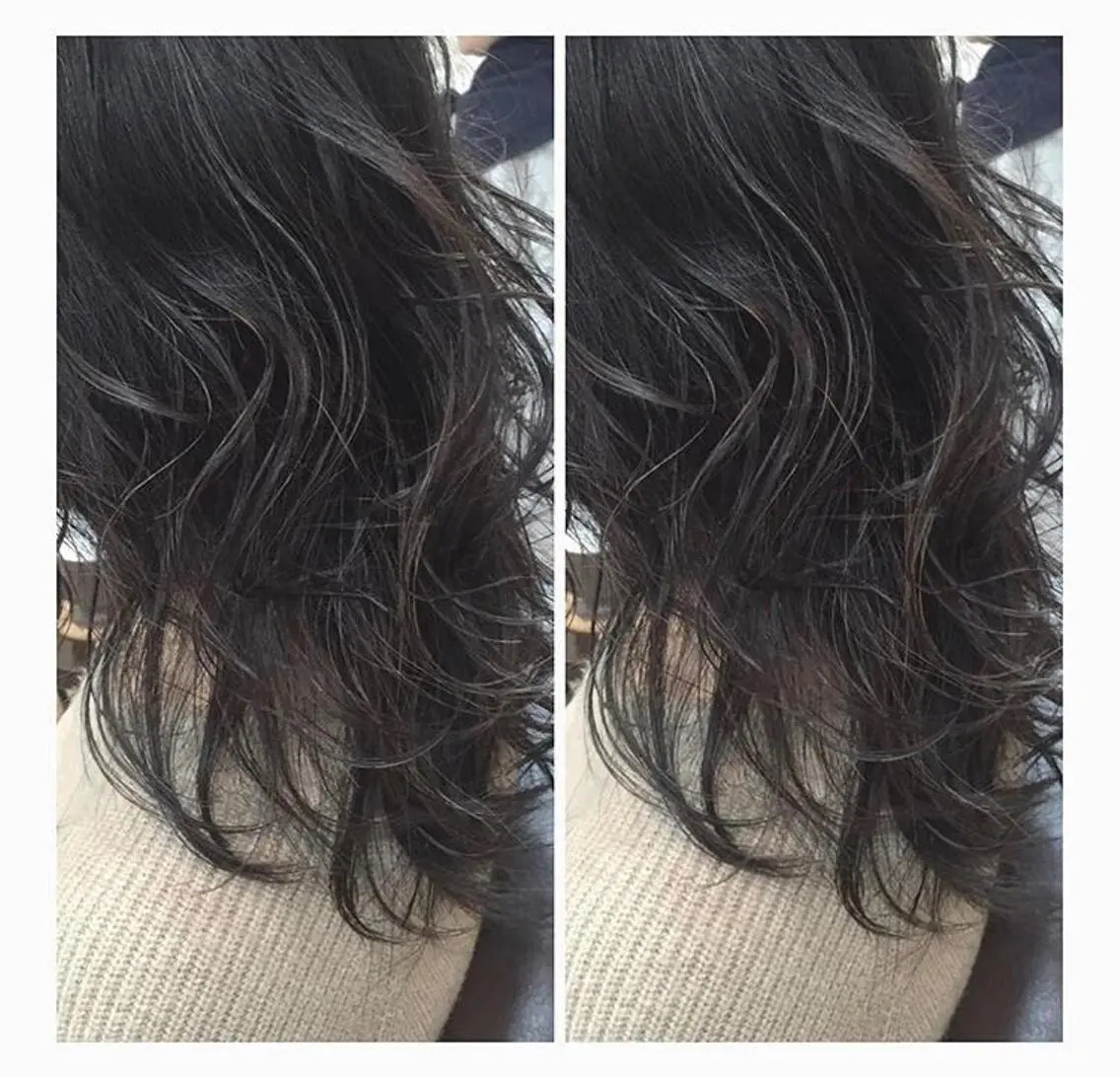 ロング カラー パーマ ヘアアレンジ ナチュラル艶ヘア 🌸内田彩香のヘアスタイル