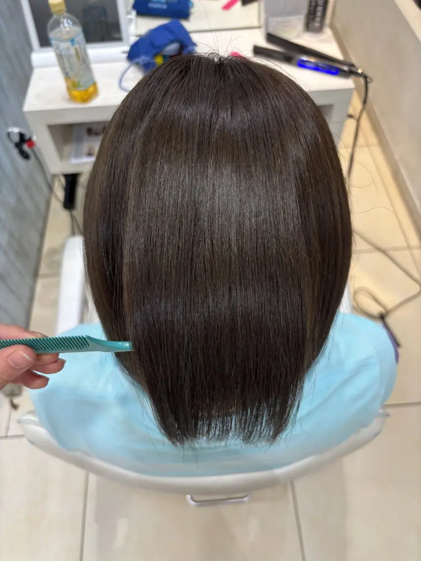 ショート カラー ヘアカラー トリートメント 🎀ゆい🎀 髪質改善カラー🎀のヘアスタイル